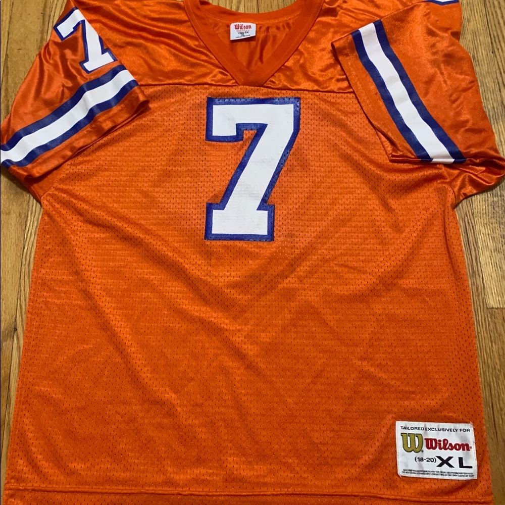 Vintage Wilson Denver Bronco ElwayJersey